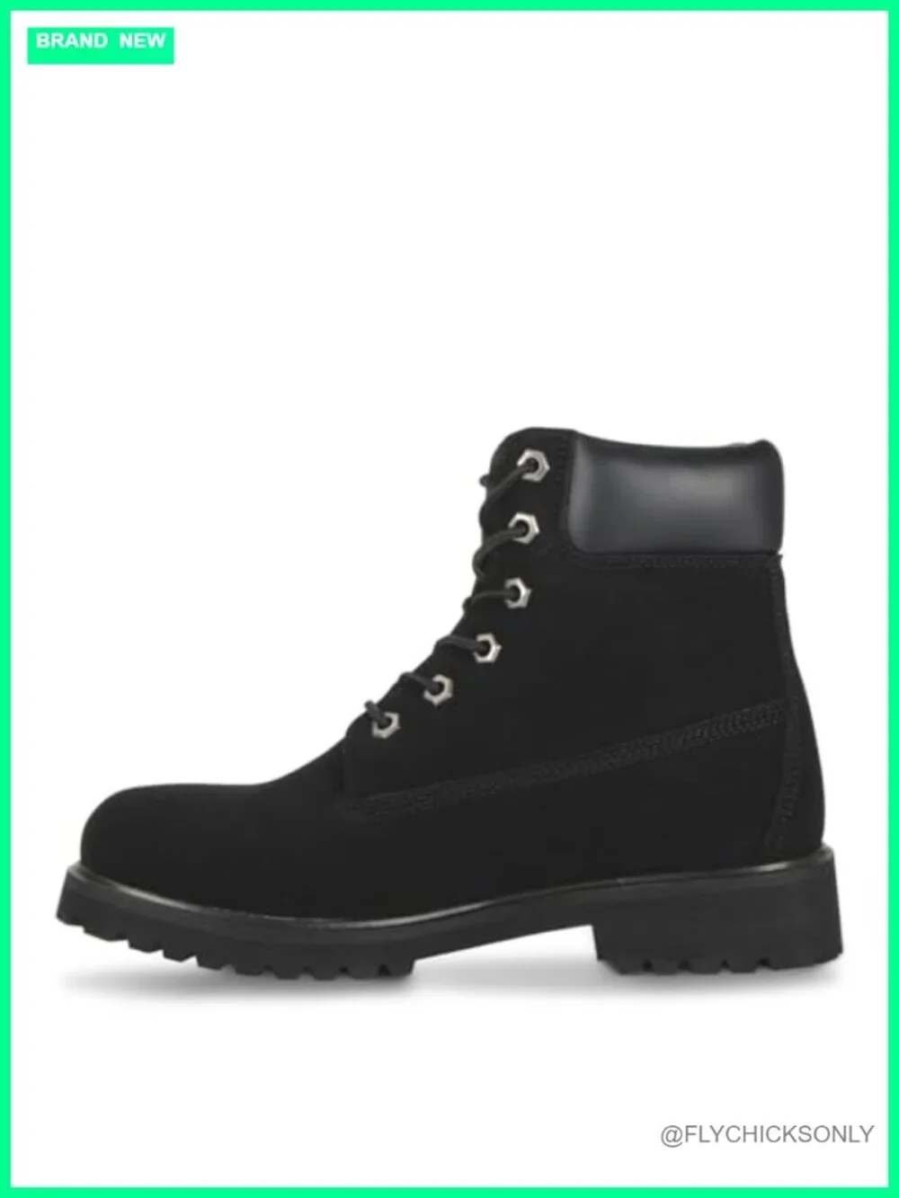 Leather 6-inch Chukka Boot with Lug Sole Lace-Up Ankle Bootie